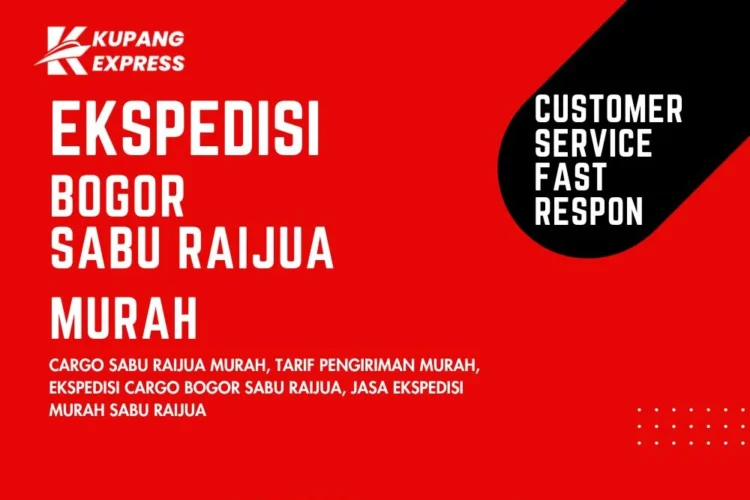 Ekspedisi Bogor Sabu Raijua Murah