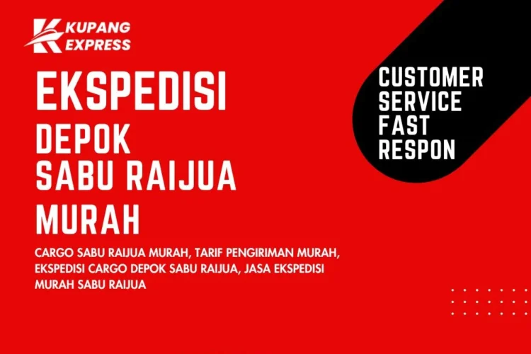 Ekspedisi Depok Sabu Raijua Murah