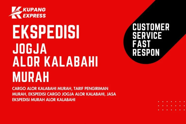 Ekspedisi Jogja Alor Kalabahi Murah