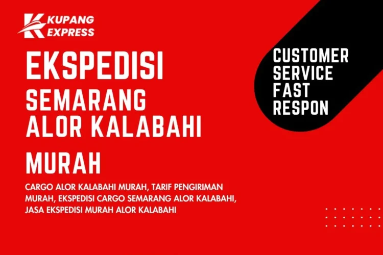 Ekspedisi Semarang Alor Kalabahi Murah