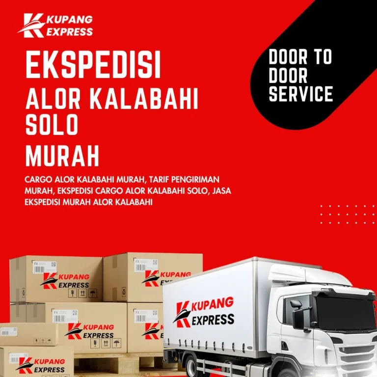 Ekspedisi Alor Kalabahi Solo Murah