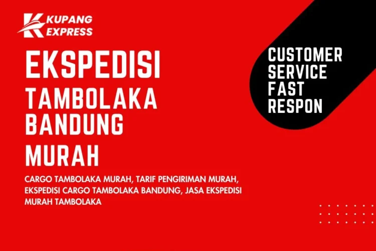 Ekspedisi Tambolaka Bandung Murah