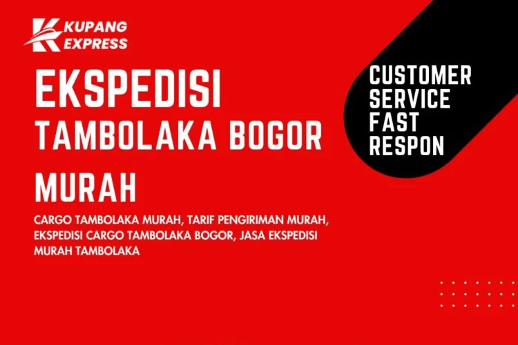 Ekspedisi Tambolaka Bogor Murah