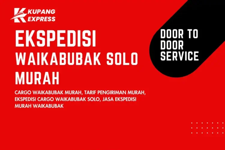 Ekspedisi Waikabubak Solo Murah