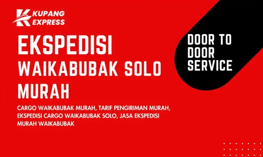 Ekspedisi Waikabubak Solo Murah