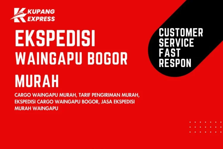 Ekspedisi Waingapu Bogor Murah