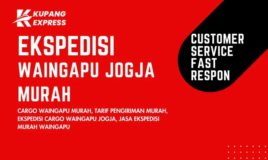 Ekspedisi Waingapu Jogja Murah